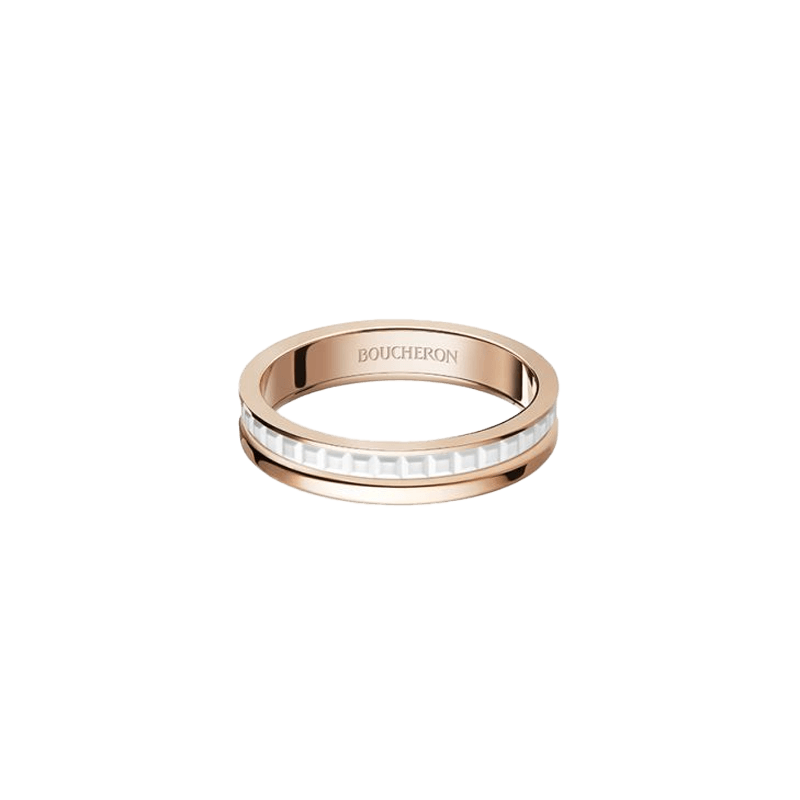 BOUCHERON ブシュロン キャトル ホワイト リング ハーフ JAL00238 BOUCHERON ブシュロン キャトル ホワイト リング ハーフ JAL00238