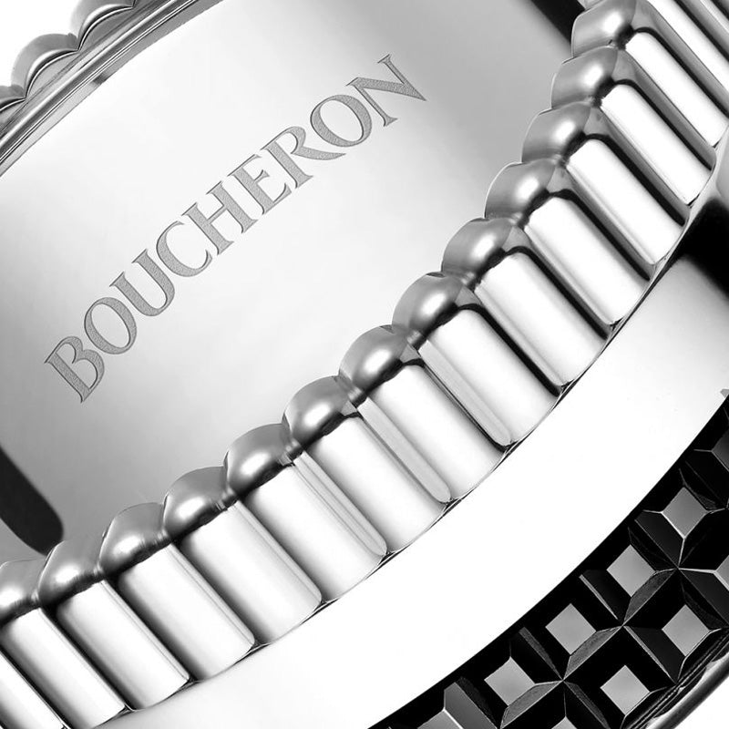 ★BOUCHERON★ キャトル ブラック スモール 750WG 定価77.5万 QUATRE BLUE EDITION キャトル ブルー | ダイヤモンド リング