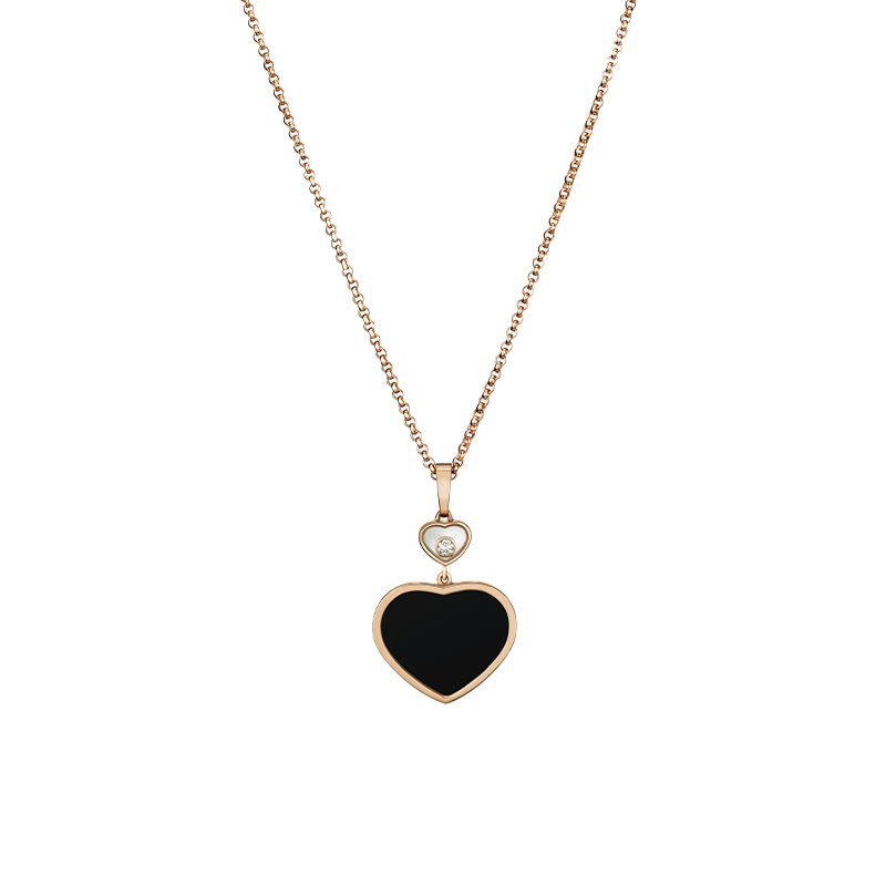ショパール ハッピーハート ネックレス(オニキス) 797482-5201