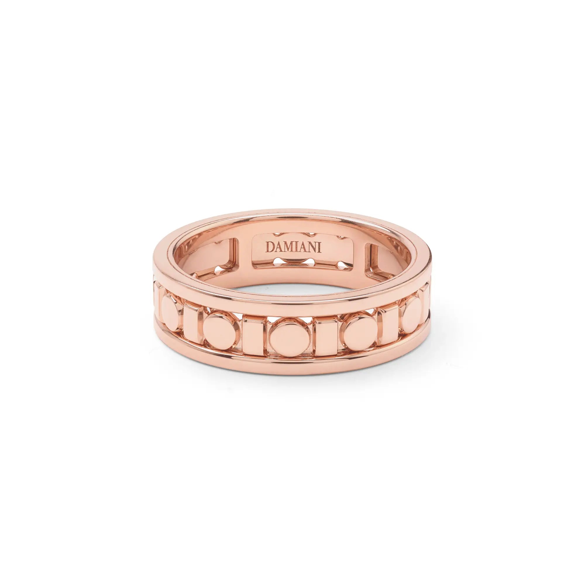 ダミアーニ ベル エポック・リール ピンクゴールド、リング 5,7 mm 20093133_c