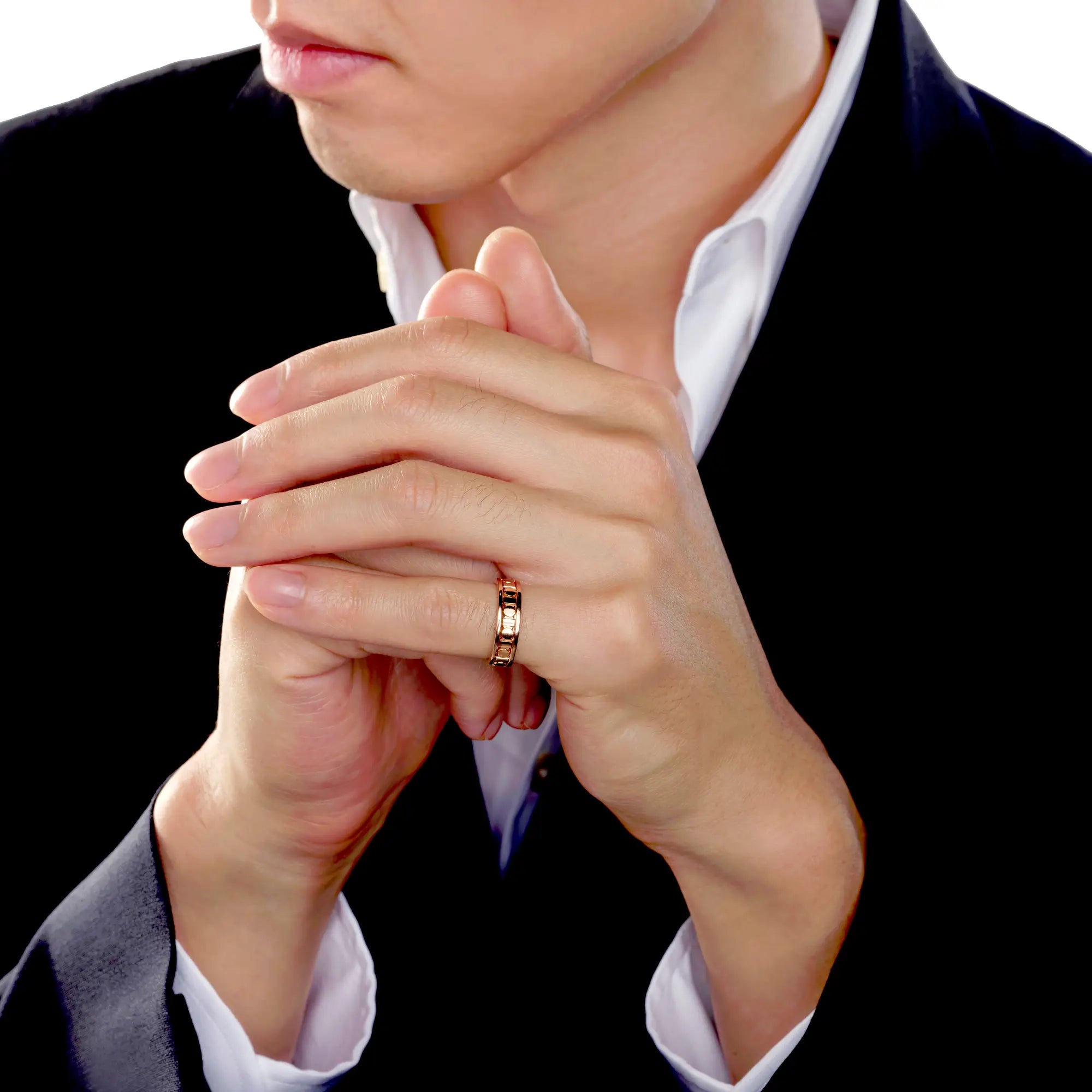 ダミアーニ ベル エポック・リール ピンクゴールド、リング 5,7 mm 20093133_c