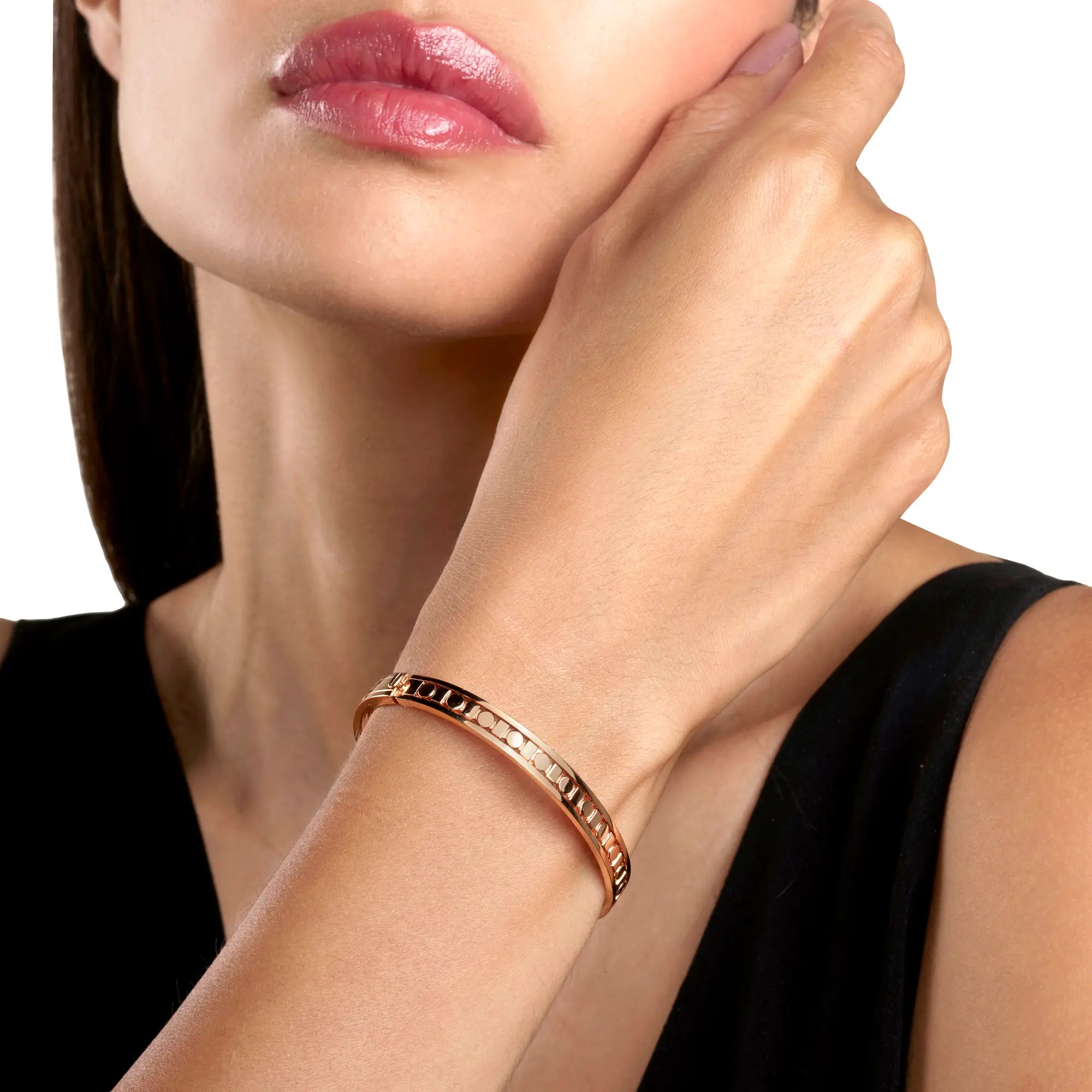 ダミアーニ ベル エポック・リール ピンクゴールド、ブレスレット 6 mm 20095030_c