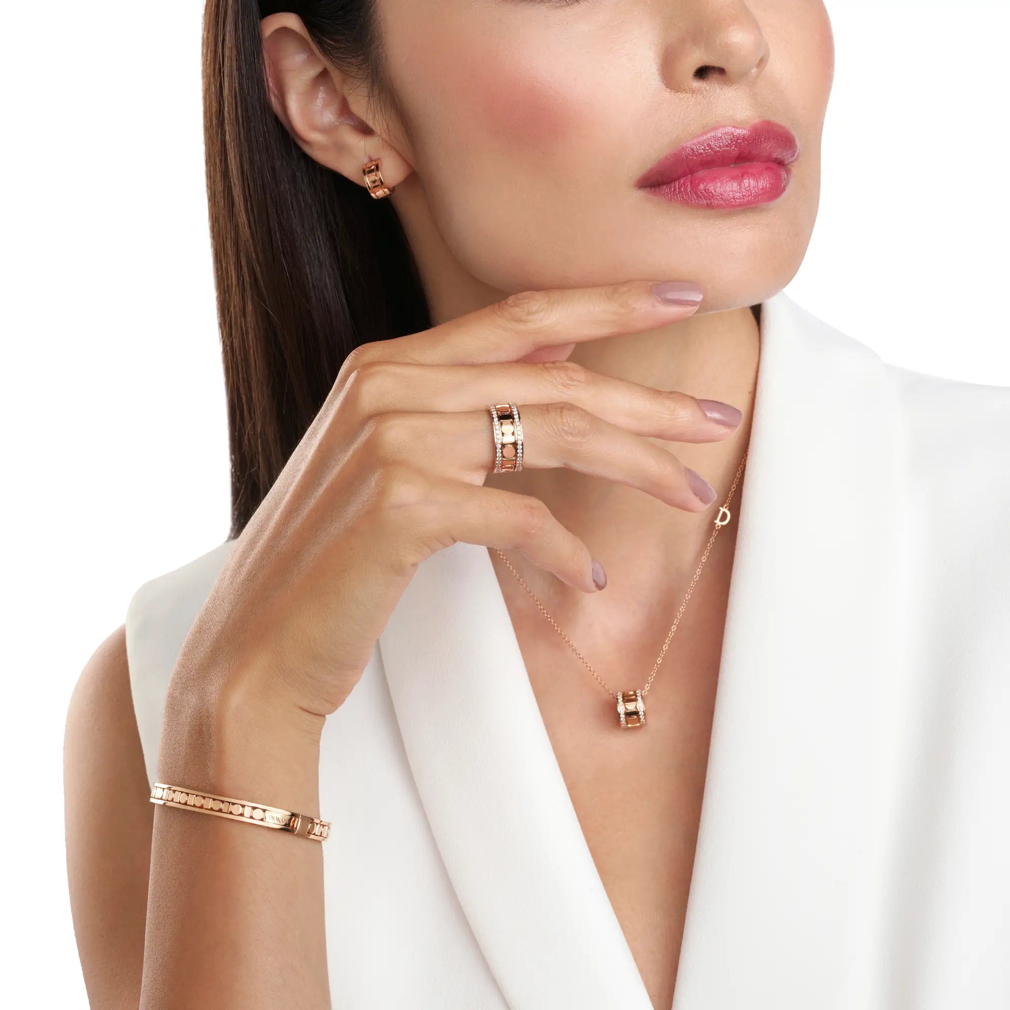 ダミアーニ ベル エポック・リール ピンクゴールド、ブレスレット 6 mm 20095030_c