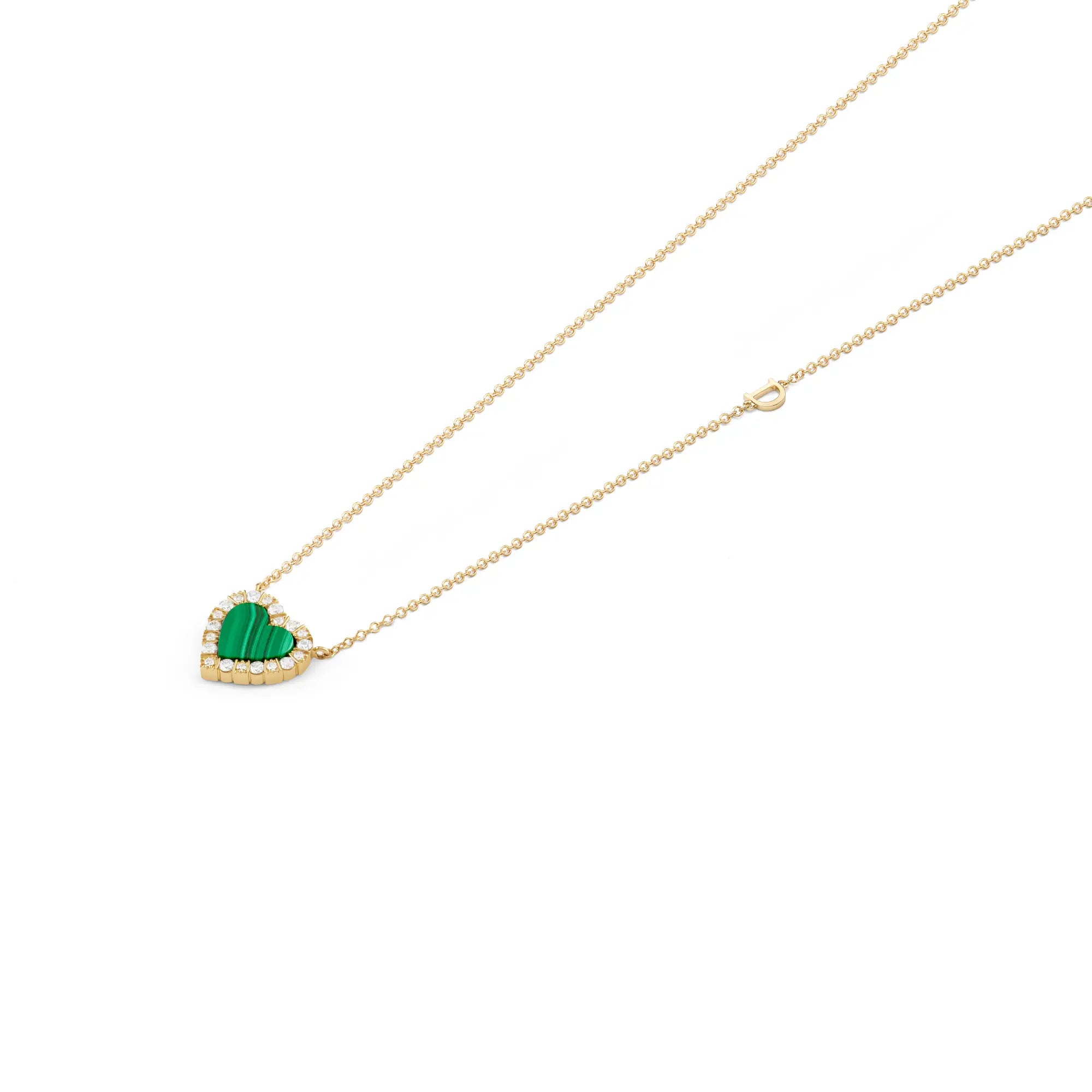 ダミアーニ ベルエポック イエローゴールド  ダイヤモンド ネックレス(マラカイト) 20108933