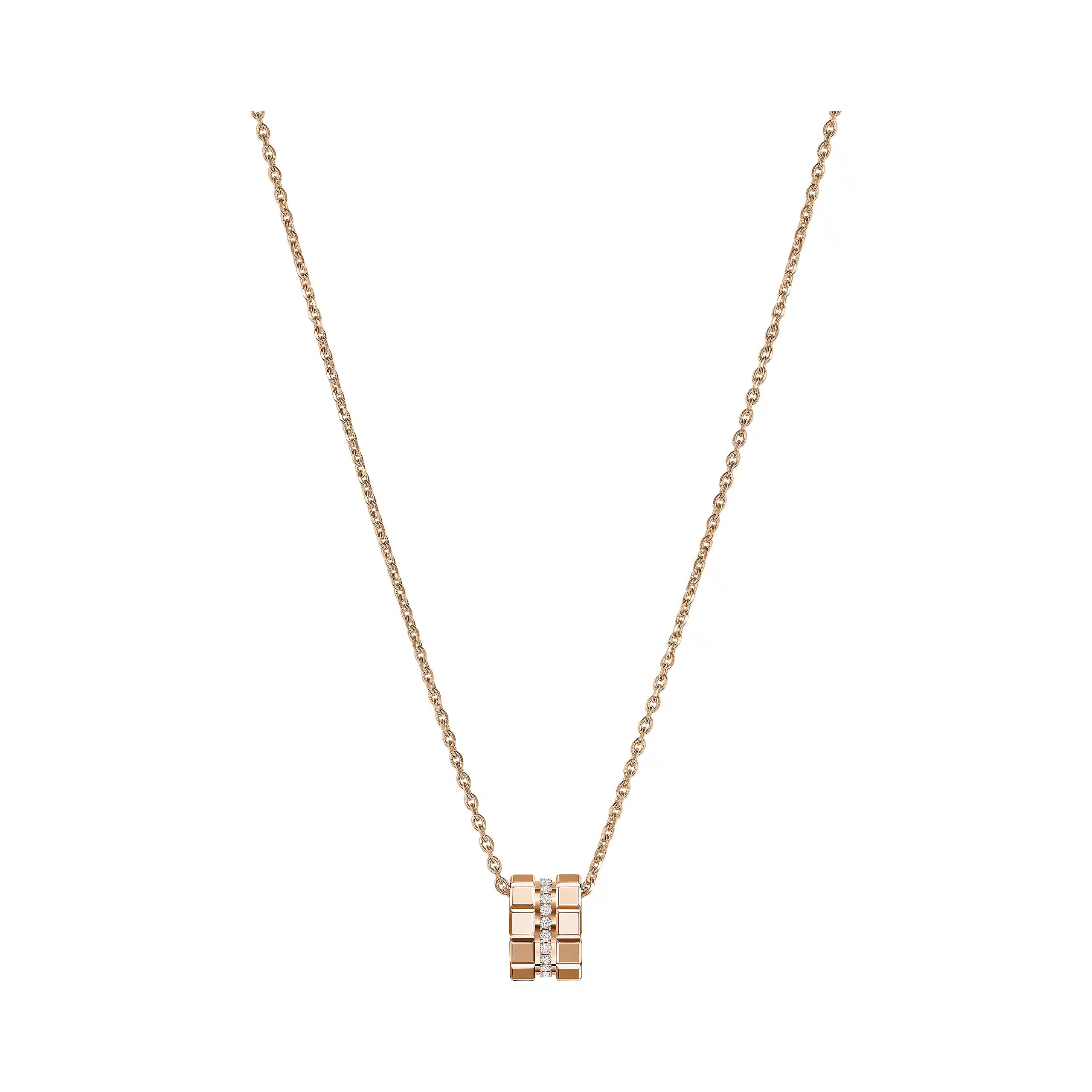 Chopard ショパール アイスキューブ ローズゴールド ネックレス797005-5003
