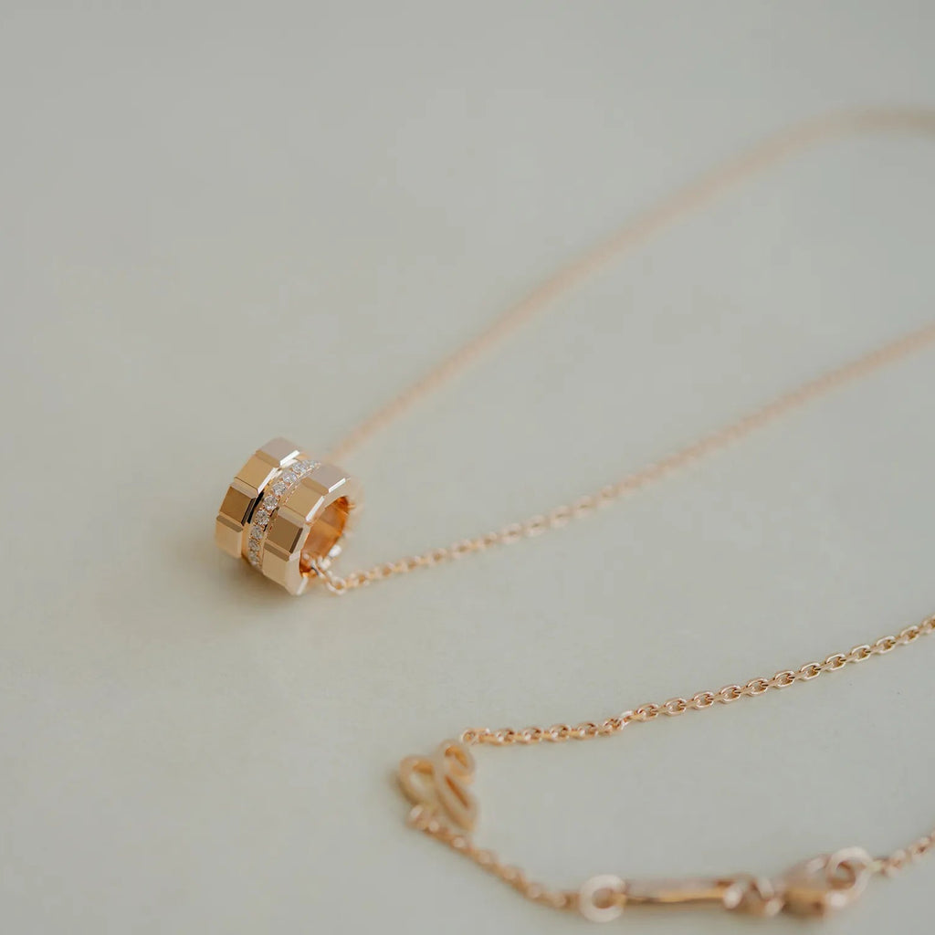 Chopard ショパール アイスキューブ ローズゴールド ネックレス 797005-5003