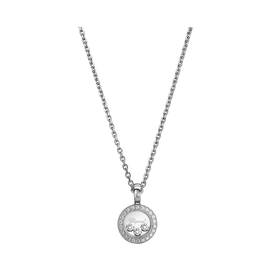Chopard ショパール ハッピーダイヤモンド アイコン ペンダント ホワイトゴールド 79A018-1201