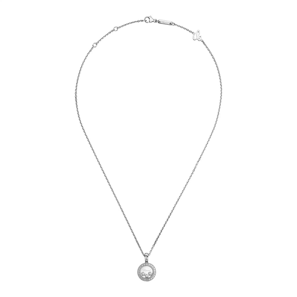 Chopard ショパール ハッピーダイヤモンド アイコン ペンダント ホワイトゴールド 79A018-1201