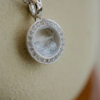 Chopard ショパール ハッピーダイヤモンド アイコン ペンダント ホワイトゴールド 79A018-1201
