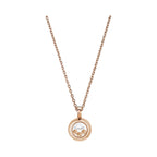 Chopard ショパール ハッピーダイヤモンド アイコン ペンダント ローズゴールド 79A018-5201