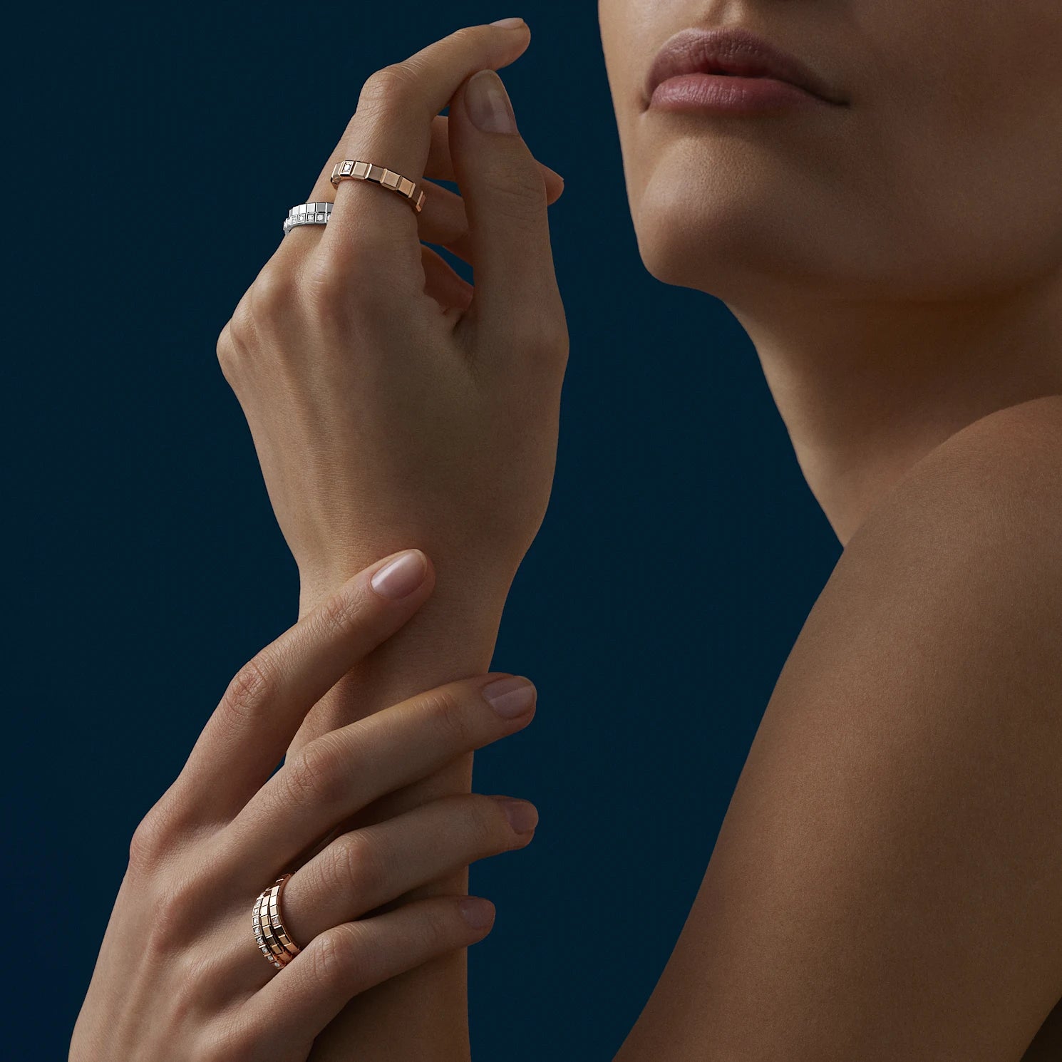 Chopard ショパール アイスキューブ PG リング 827702-5259