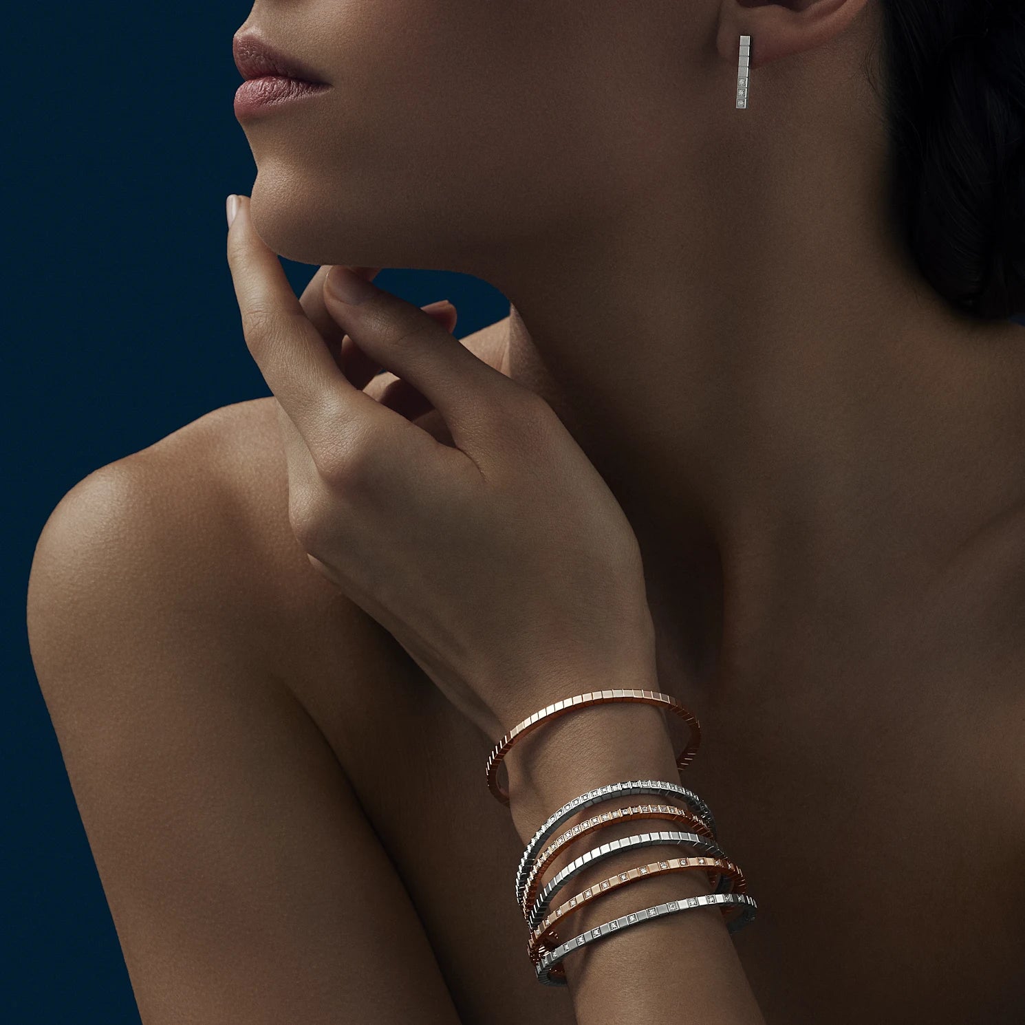 ショパール アイスキューブ ピアス @837702-1002