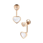 ショパール ハッピーハート ピアス ローズゴールド(マザーオブパール) 83A082-5301