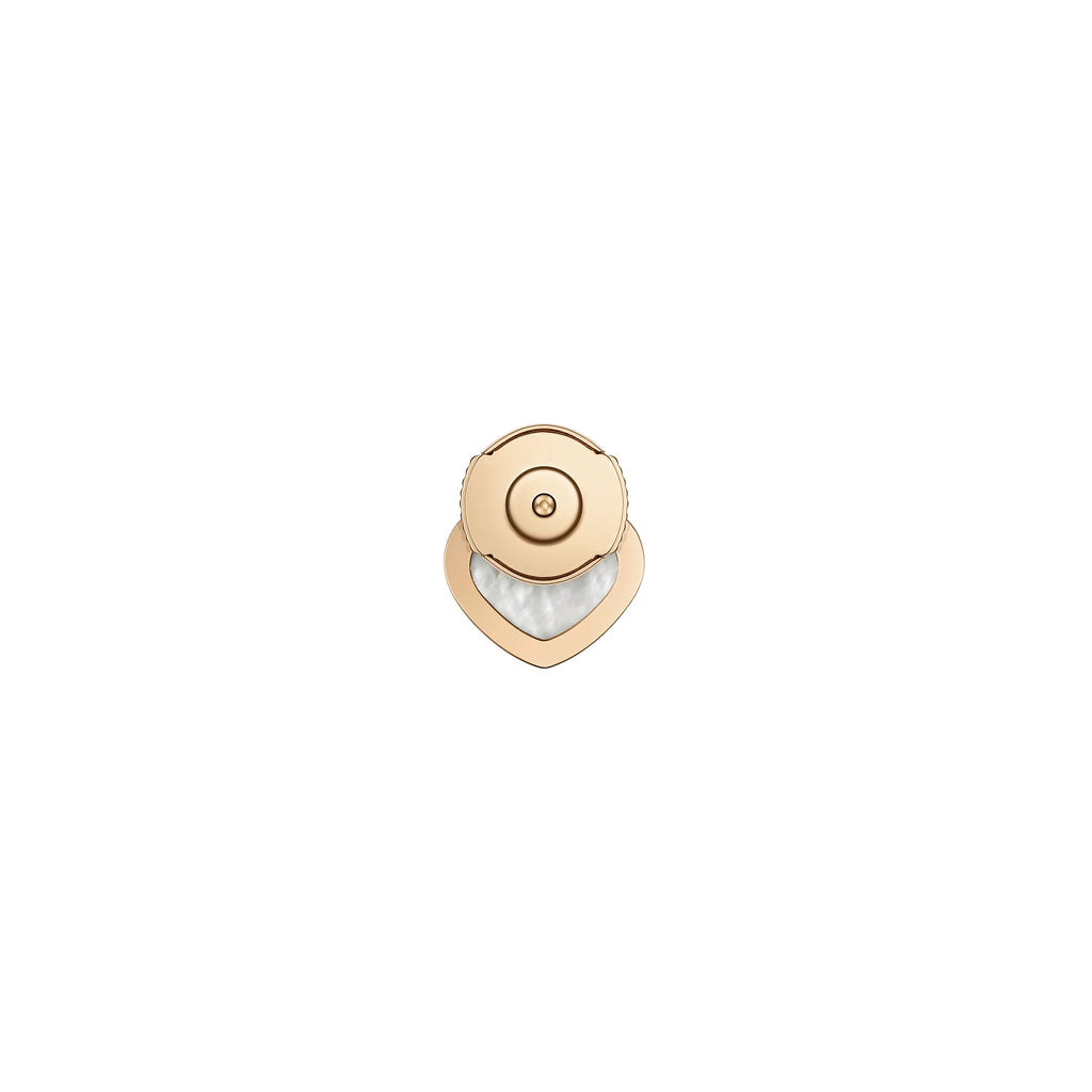 ショパール マイハッピーハート ローズゴールド シングルピアス(マザーオブパール)83A086-5302