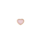 ショパール マイハッピーハート ローズゴールド シングルピアス(ピンクオパール) 83A086-5622