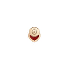ショパール マイハッピーハート ローズゴールド シングルピアス(カーネリアン)83A086-5802