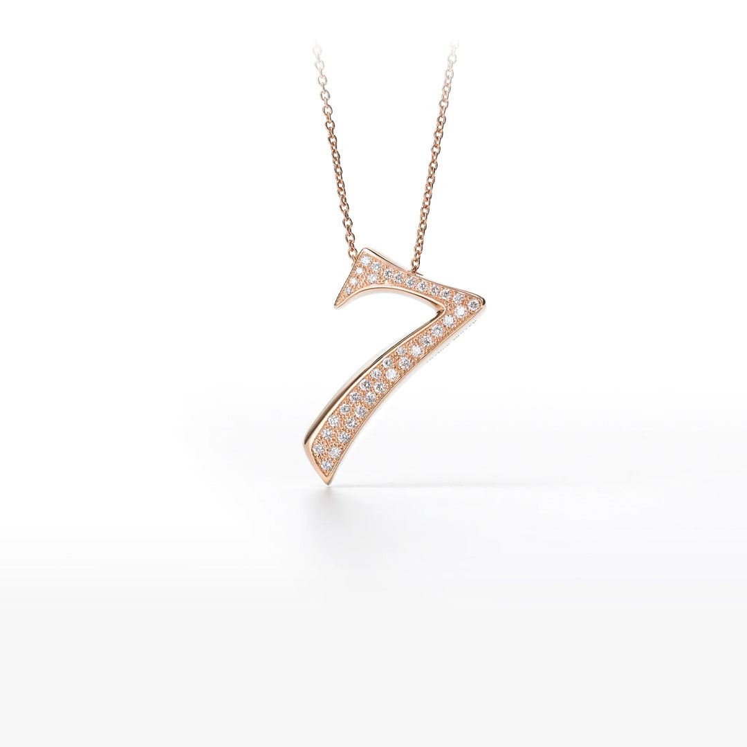 フランクミュラー ダイヤモンド タリスマン ナンバー ペンダント No.7 DT PN 02/7