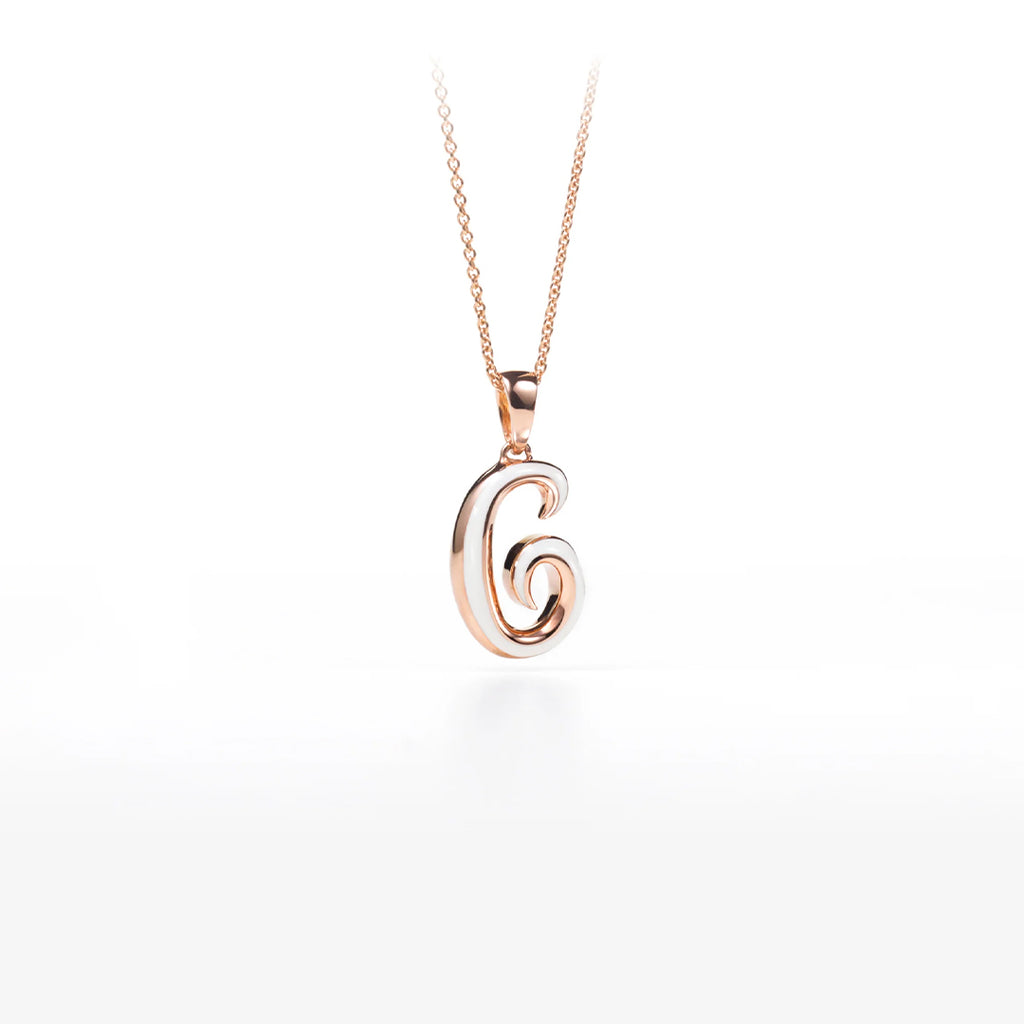 フランクミュラー タリスマン ナンバー ペンダント エマイユ No.6 ETG PN 02/6 WHITE