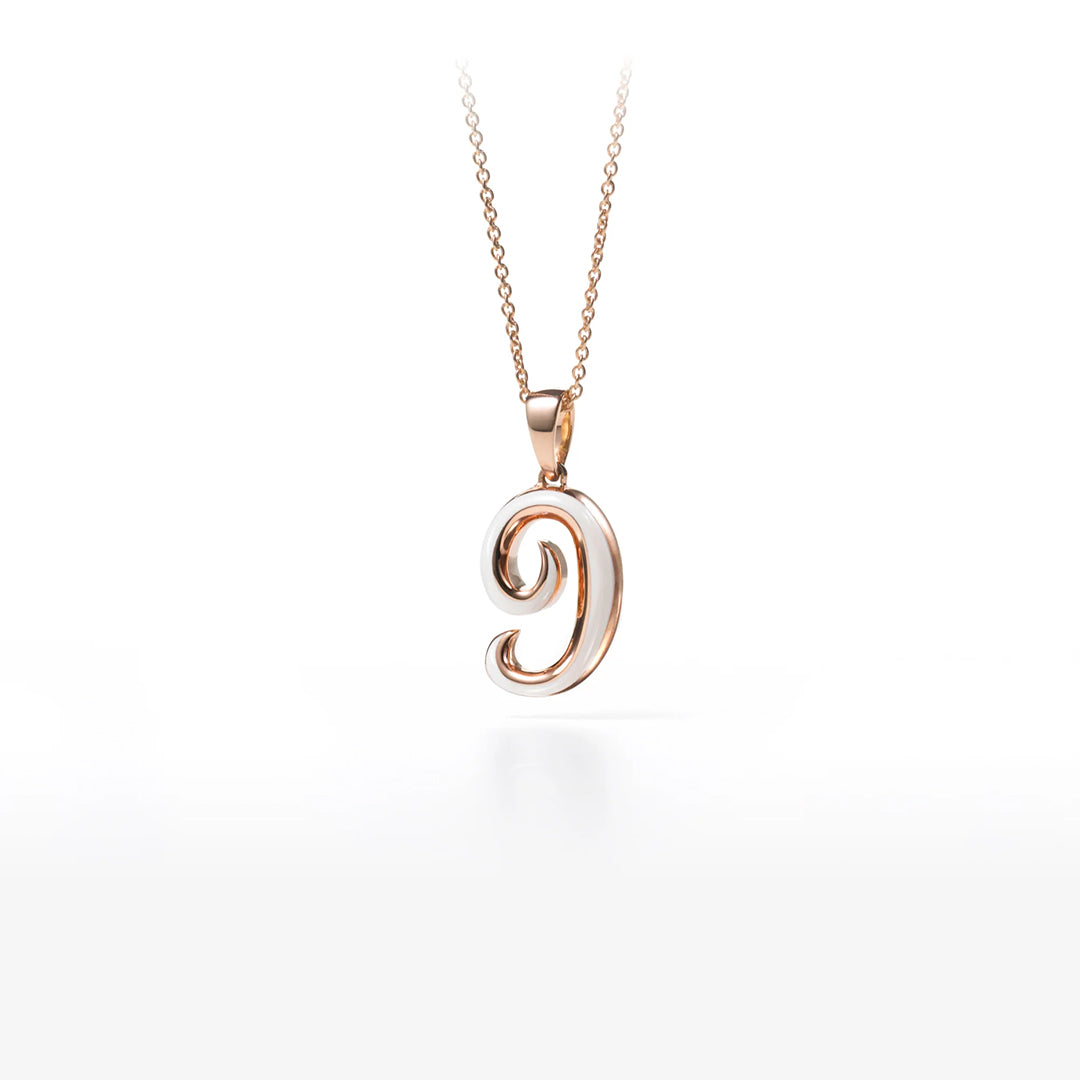 フランクミュラー タリスマン ナンバー ペンダント エマイユ No.9 ETG PN 02/9 WHITE