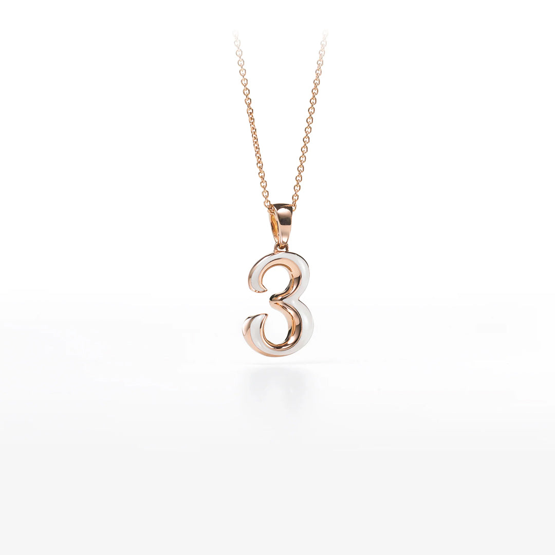 フランクミュラー タリスマン ナンバー ペンダント エマイユ No.3 ETG PN 02/3 WHITE