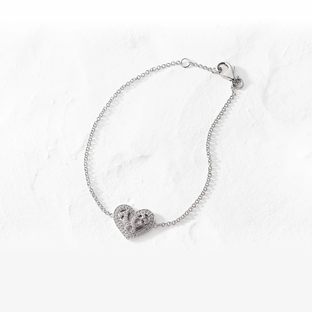 フランクミュラー ダイヤモンド ナンバー ハート ブレスレット LNH-B03D