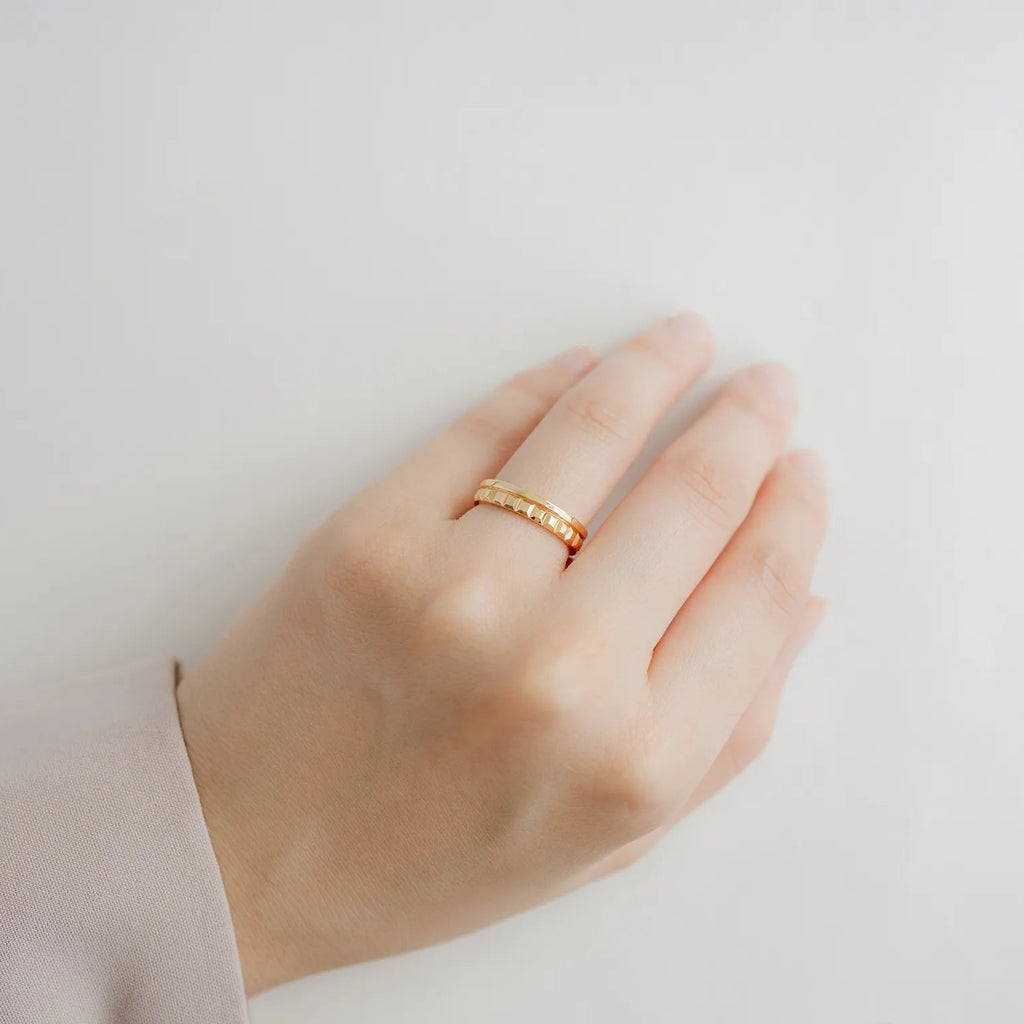 BOUCHERON ブシュロン キャトル ラディアント リング ハーフ JAL00251