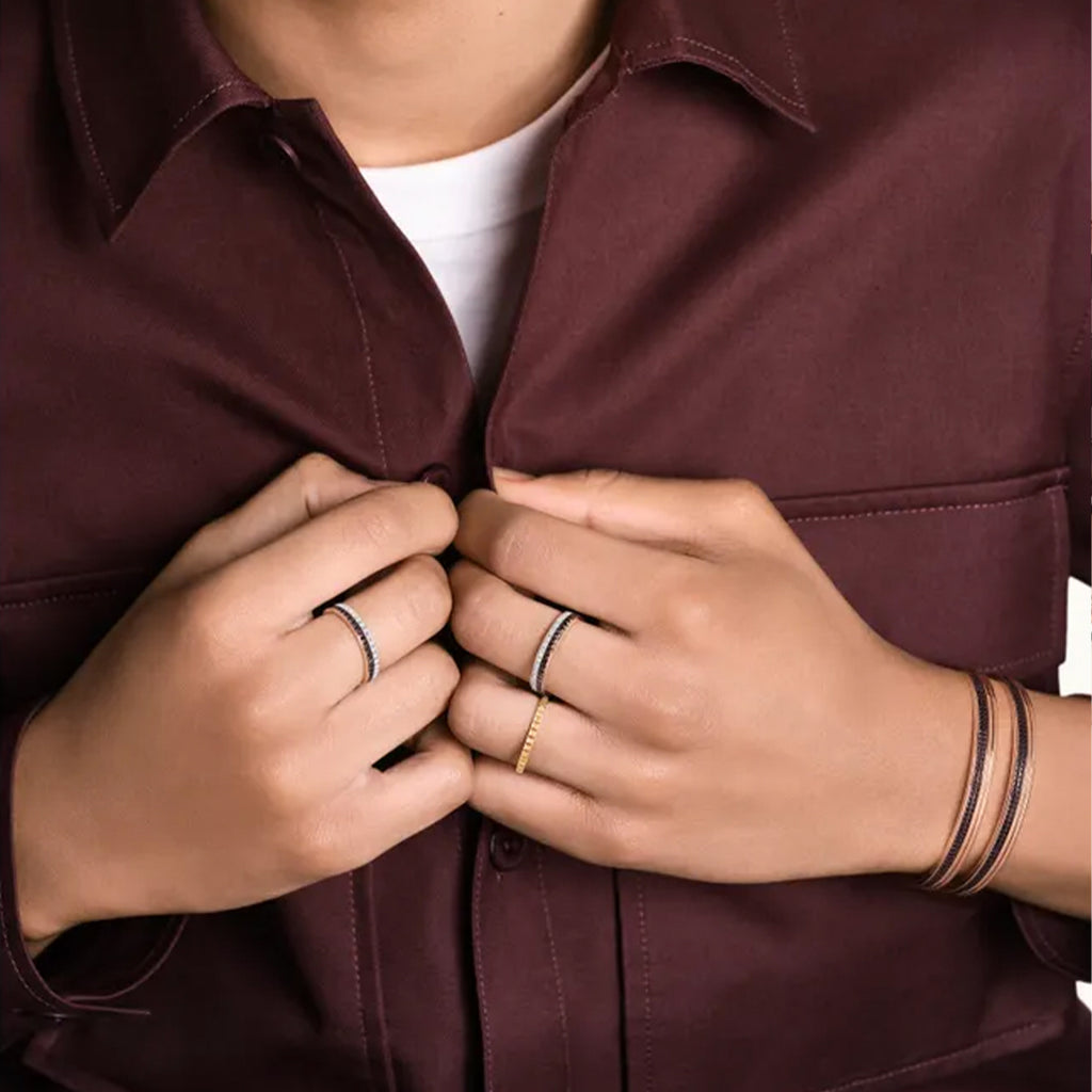 BOUCHERON ブシュロン キャトル クラシック バングル ハーフ ラージ JBT00995