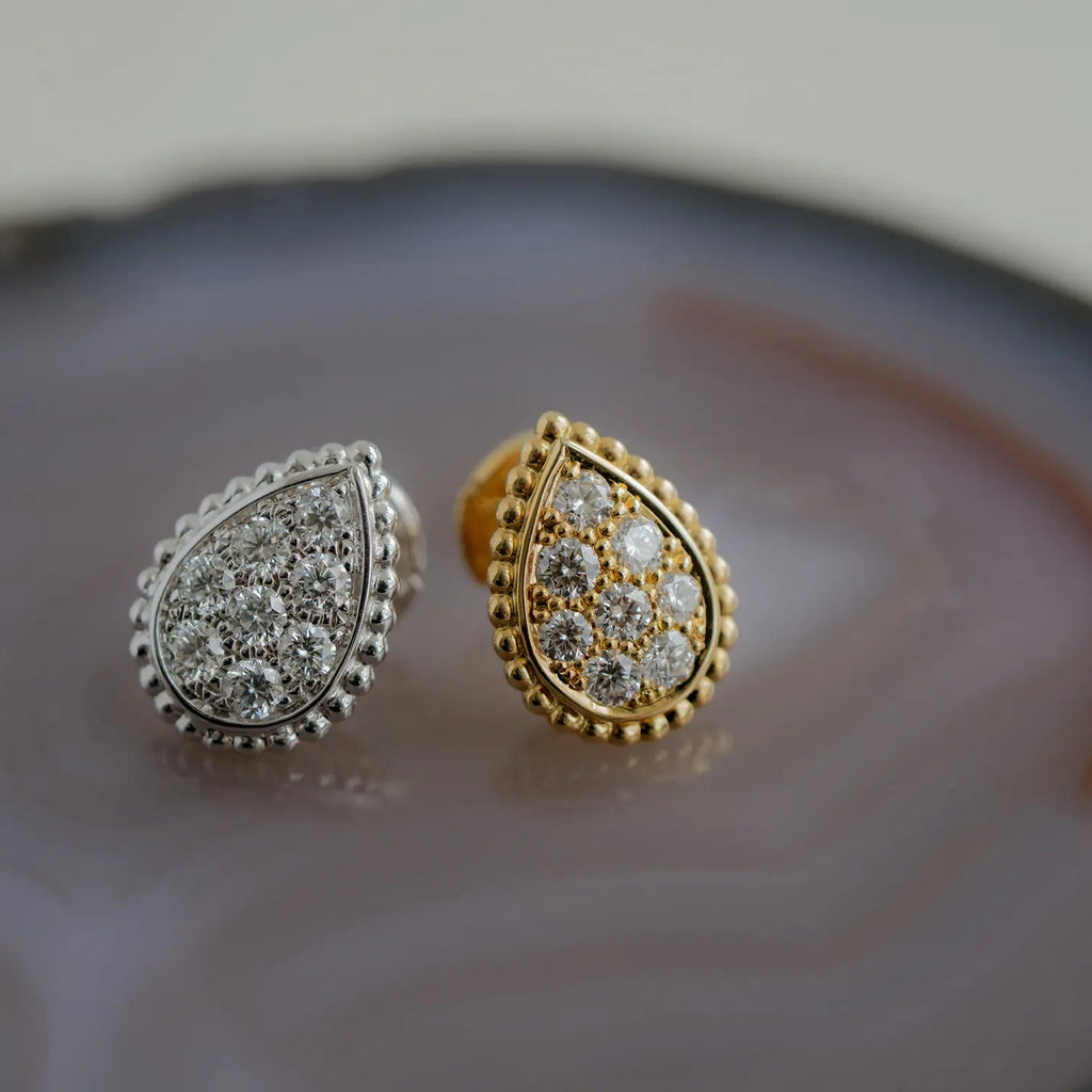 BOUCHERON ブシュロン セルパンボエム スタッズイヤリング ホワイトゴールド スモール JCO00943