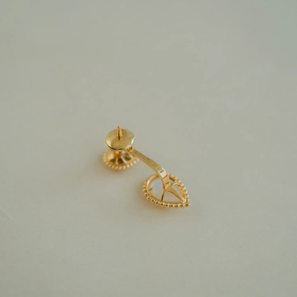 BOUCHERON ブシュロン セルパンボエム 2モチーフ シングル スタッズイヤリング JCO01428
