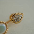 BOUCHERON ブシュロン セルパンボエム 2モチーフ シングル スタッズイヤリング JCO01428