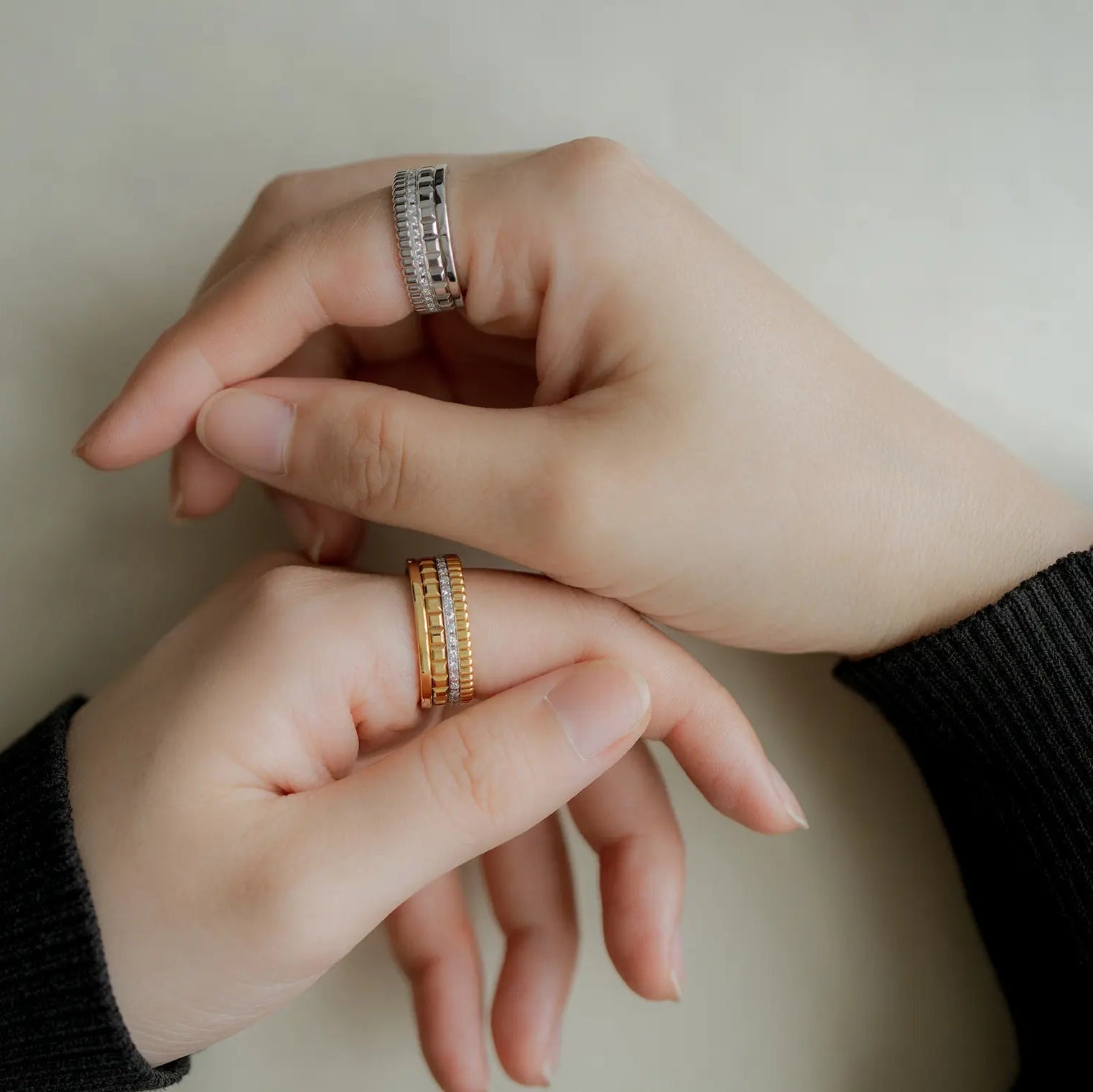 BOUCHERON ブシュロン キャトル ラディアント ダイヤモンド リング ホワイトゴールド スモールJRG02486