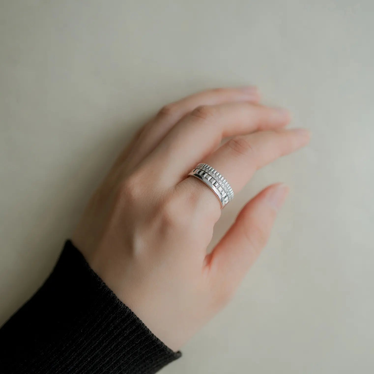 BOUCHERON ブシュロン キャトル ラディアント ダイヤモンド リング ホワイトゴールド スモールJRG02486