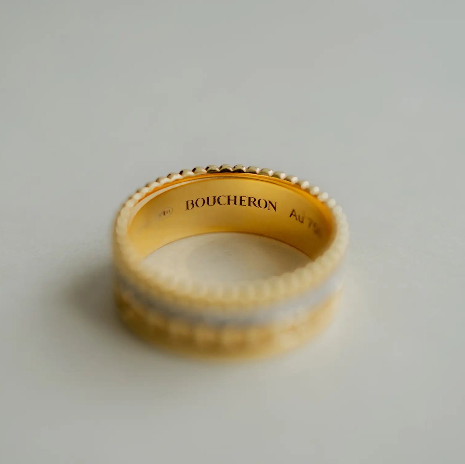 BOUCHERON ブシュロン キャトル ラディアント ダイヤモンド リング イエローゴールド スモール JRG02487