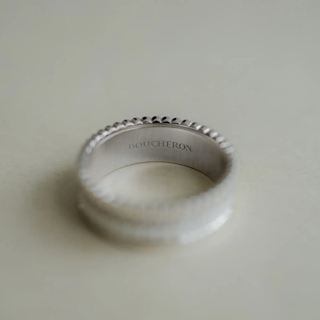 BOUCHERON ブシュロン キャトル ダブルホワイト リング スモール JRG03276