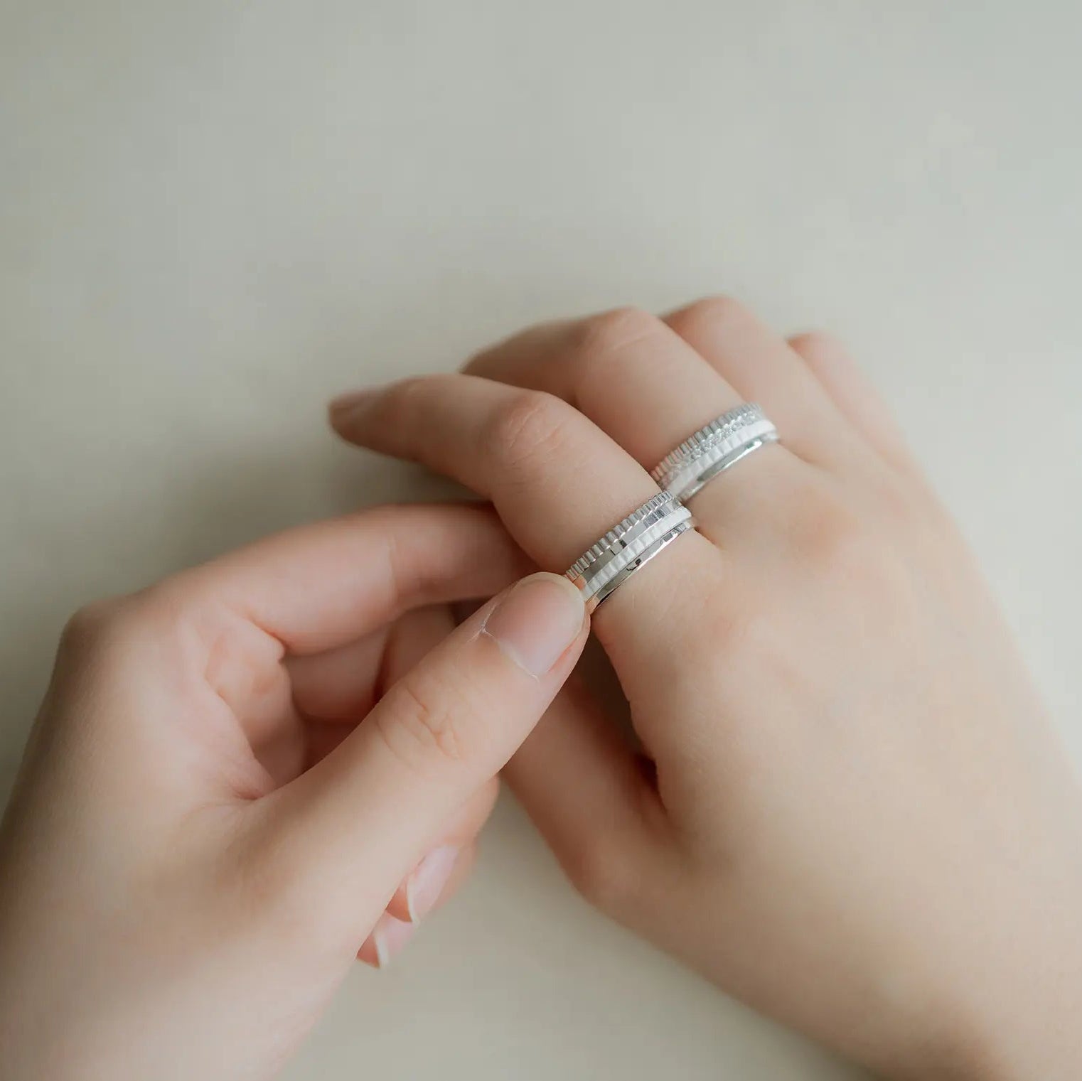 BOUCHERON ブシュロン キャトル ダブルホワイト リング スモール JRG03276