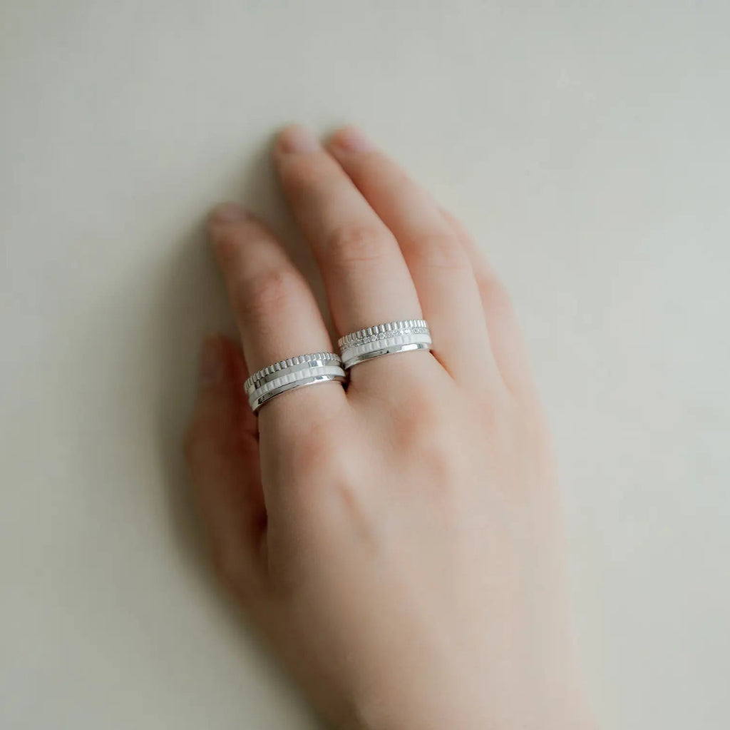 BOUCHERON ブシュロン キャトル ダブルホワイト ダイヤモンド リング スモール JRG03277