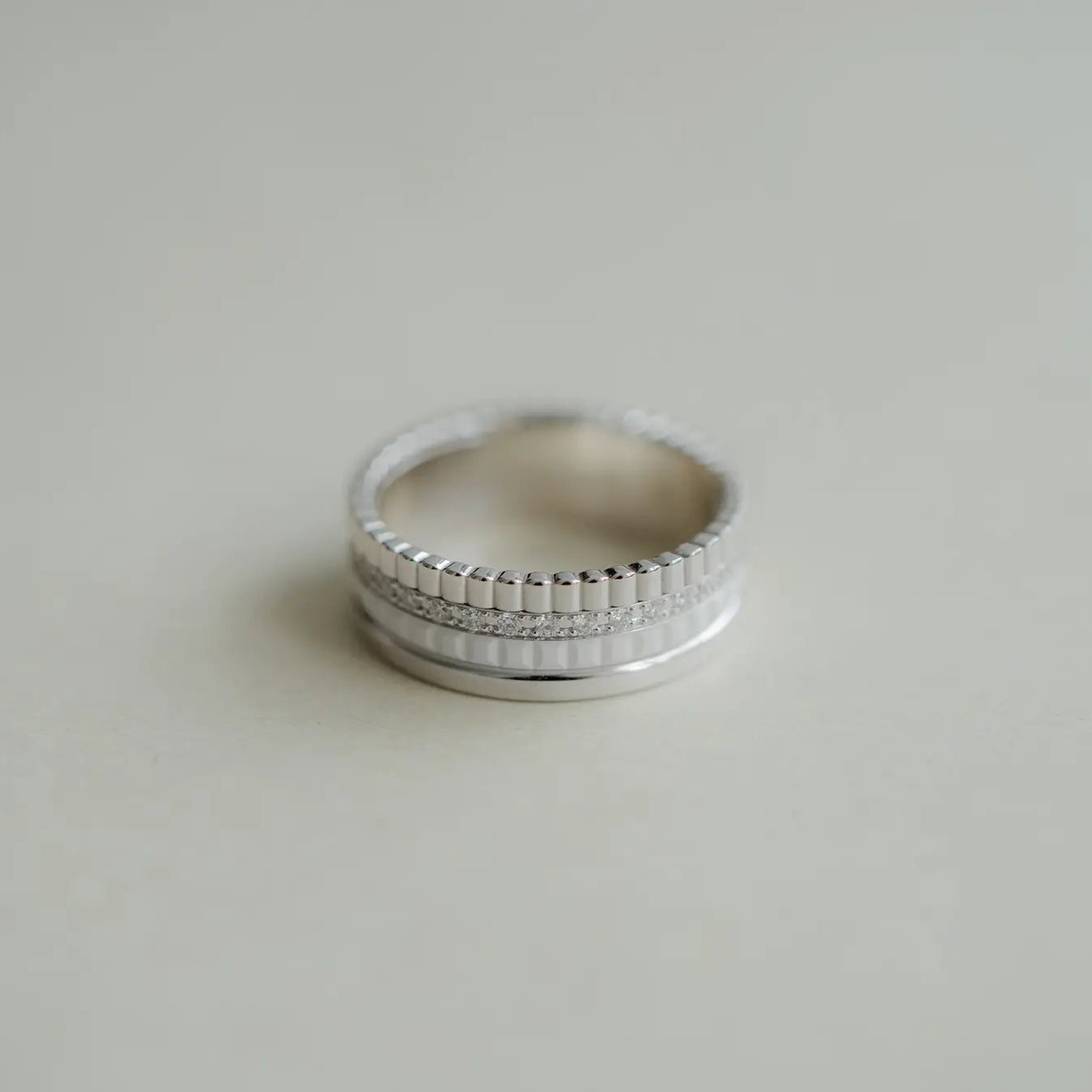 BOUCHERON ブシュロン キャトル ダブルホワイト ダイヤモンド リング スモール JRG03277