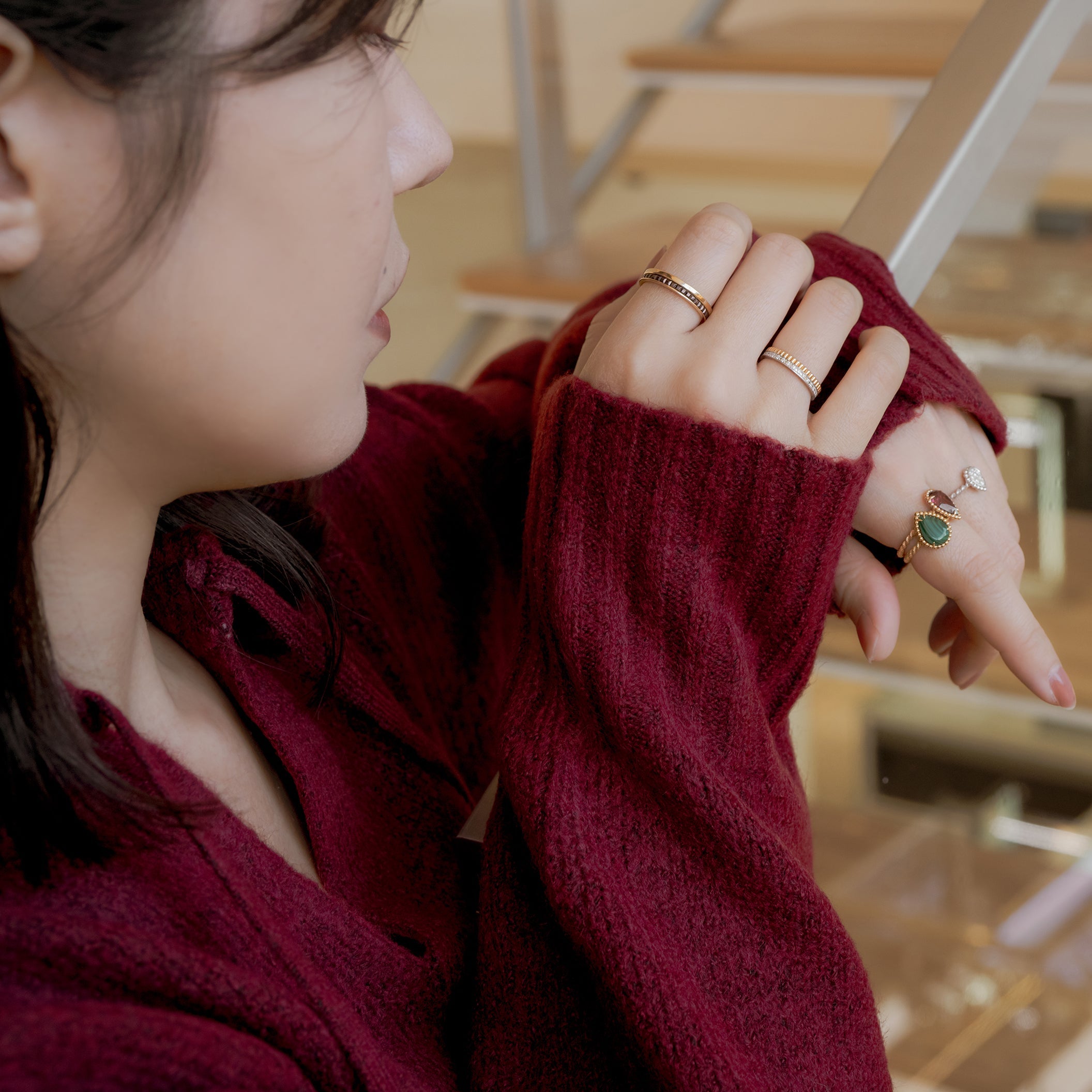 BOUCHERON ブシュロン キャトル クラシック リング ハーフ JAL00175