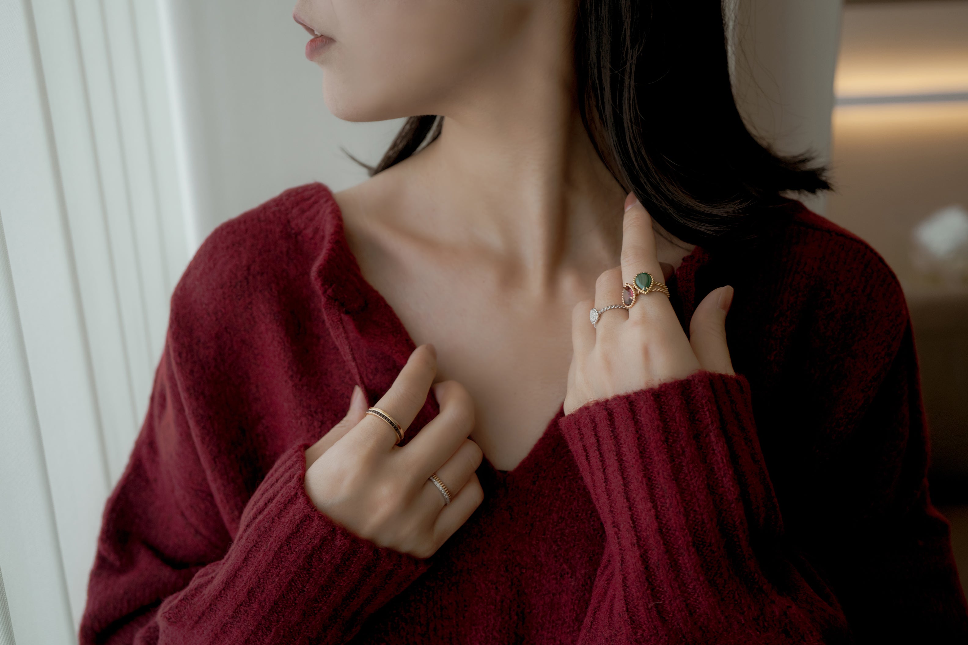 BOUCHERON ブシュロン SERPENT BOHÈME RHODOLITE GARNET セルパンボエム リング スモール JRG02783