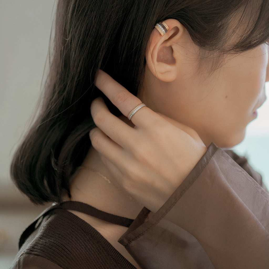 BOUCHERON ブシュロン キャトル クラシック シングル クリップイヤリング スモール JCO01473