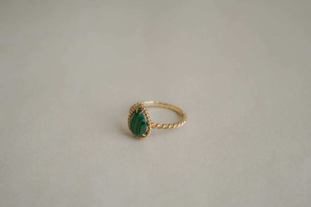 BOUCHERON ブシュロン SERPENT BOHÈME MALACHITE セルパンボエム リング スモール JRG02795