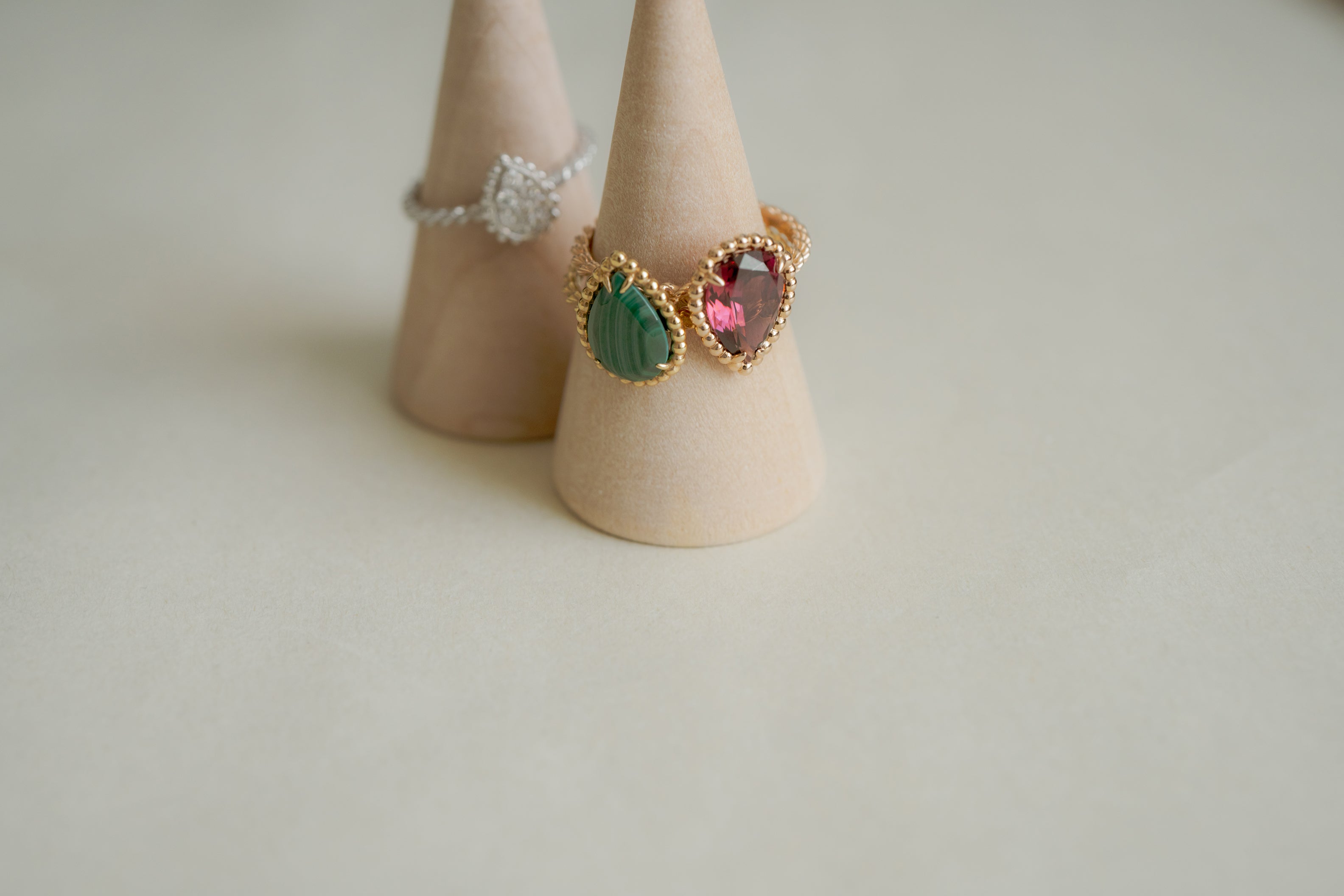 BOUCHERON ブシュロン SERPENT BOHÈME MALACHITE セルパンボエム リング スモール JRG02795