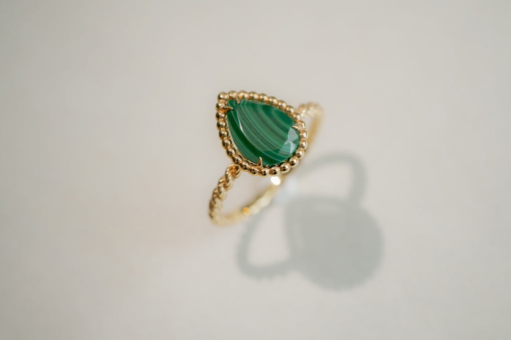 BOUCHERON ブシュロン SERPENT BOHÈME MALACHITE セルパンボエム リング スモール JRG02795