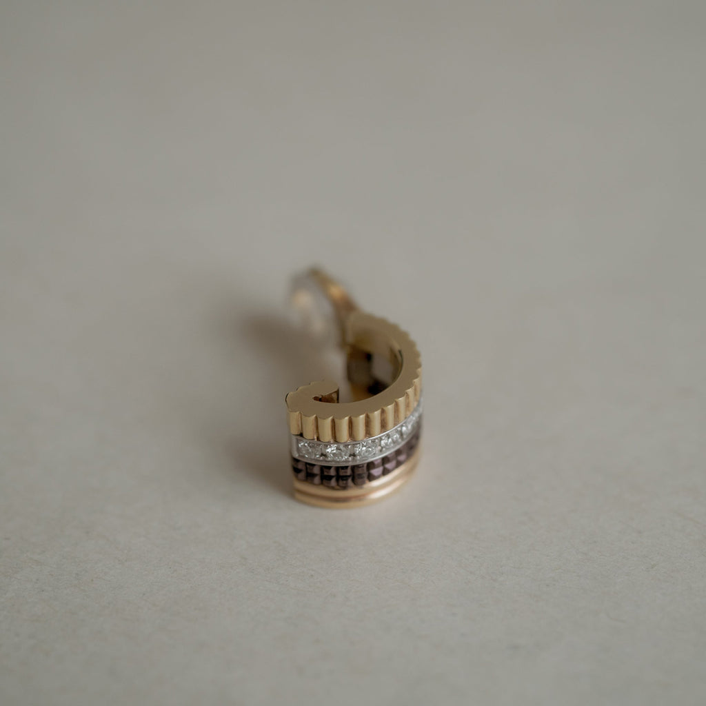 BOUCHERON ブシュロン キャトル クラシック シングル クリップイヤリング スモール JCO01473