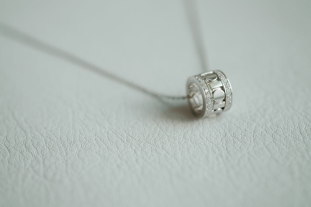 ダミアーニ ベル エポック・リール ホワイトゴールド、ダイヤモンド、ネックレス 5,7 mm 20094032