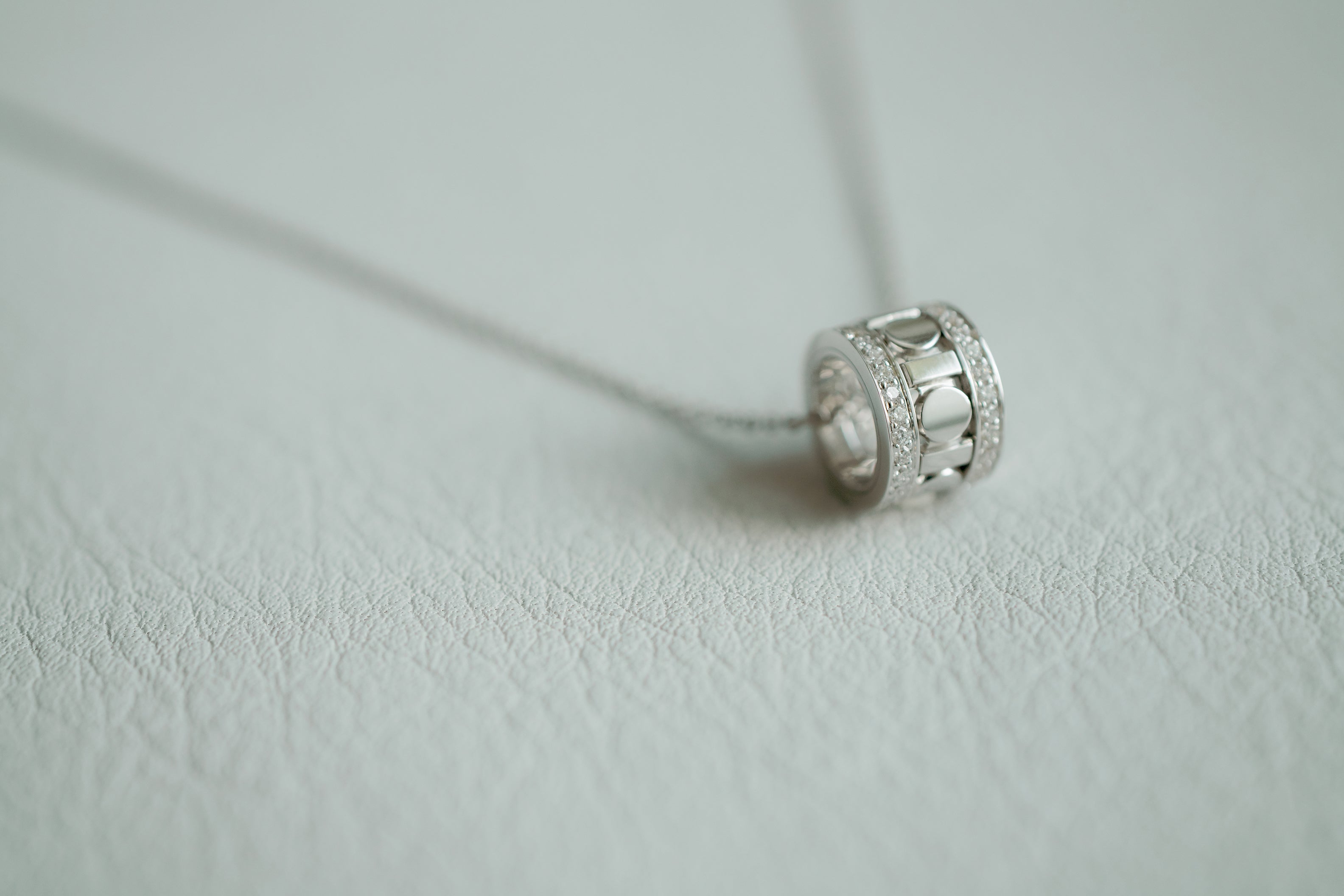 ダミアーニ ベル エポック・リール ホワイトゴールド、ダイヤモンド、ネックレス 5,7 mm 20094032