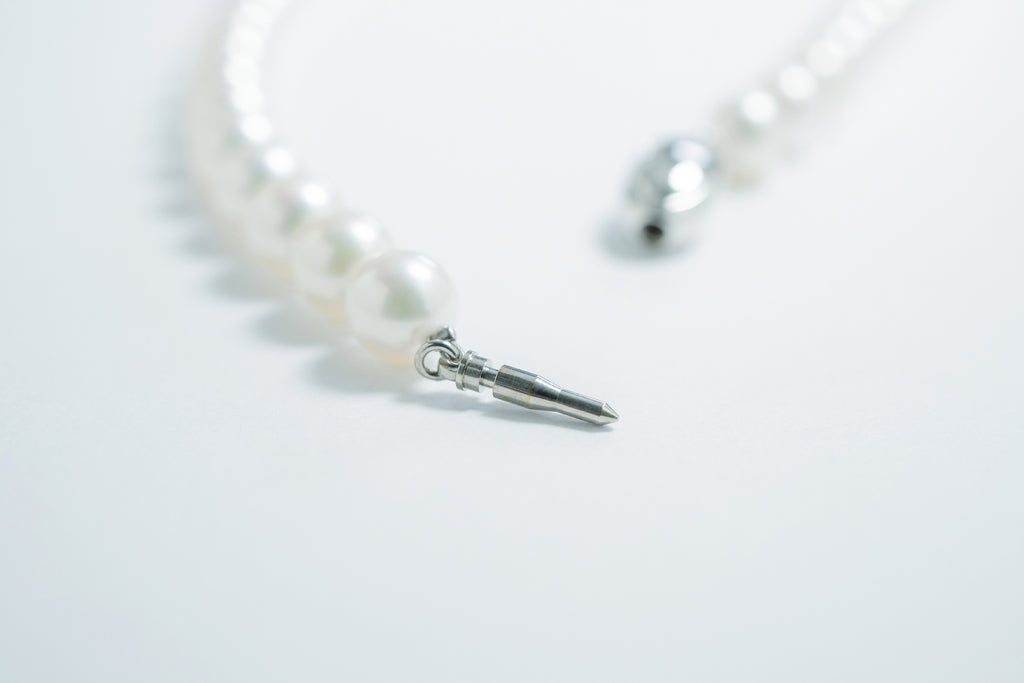 Pearl パール 花珠 ネックレス、ピアスセット 8.5ｍｍ～9.0mm SS168647