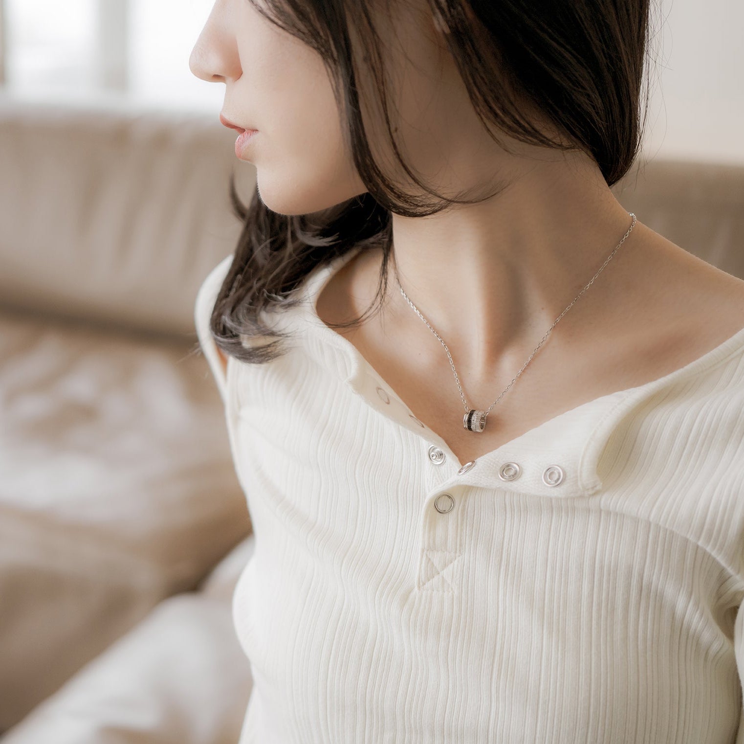 BOUCHERON ブシュロン キャトル ブラック ペンダント ラージ JPN00678