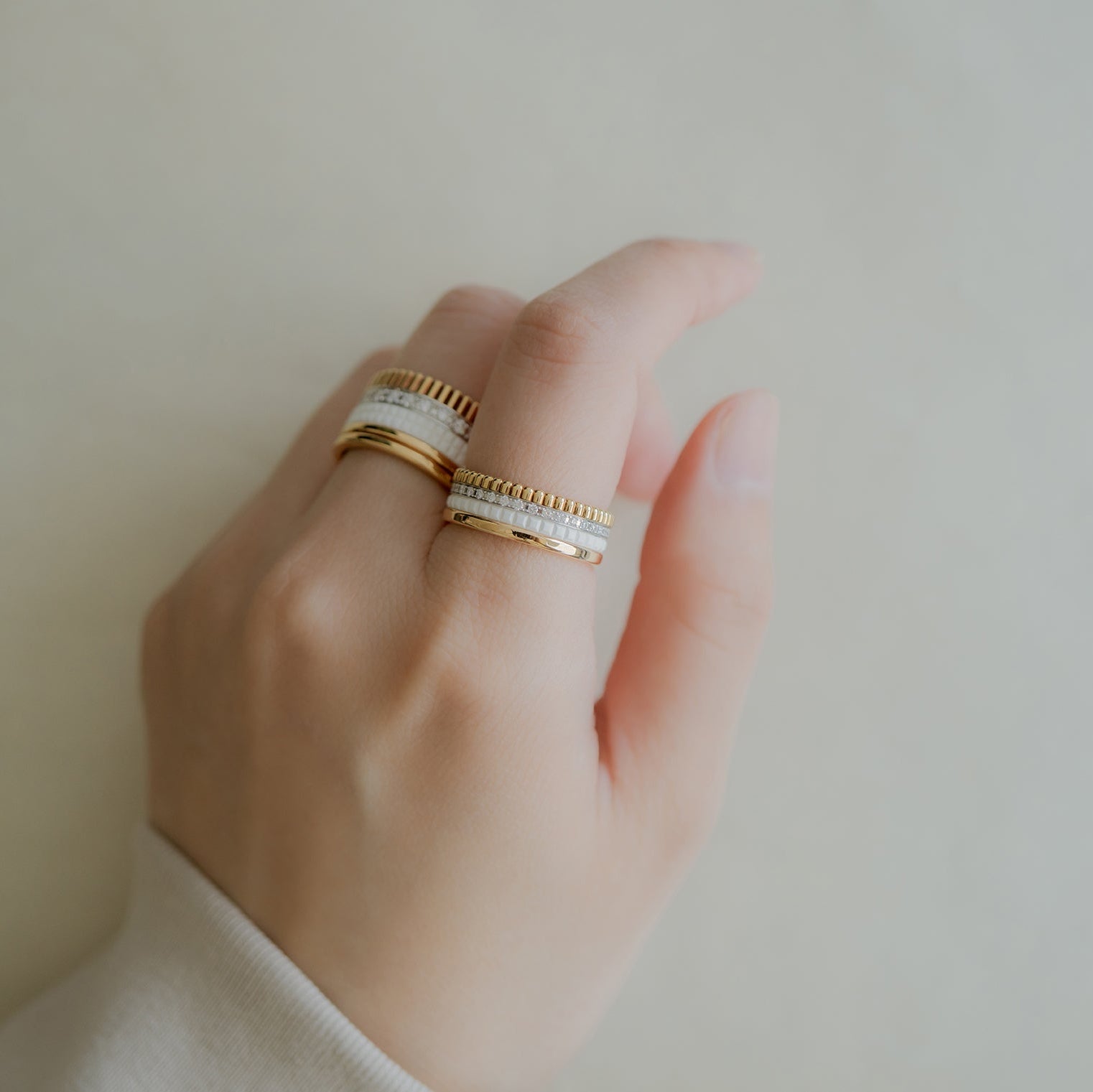 BOUCHERON ブシュロン キャトル ホワイト ダイヤモンド リング スモール JRG01597