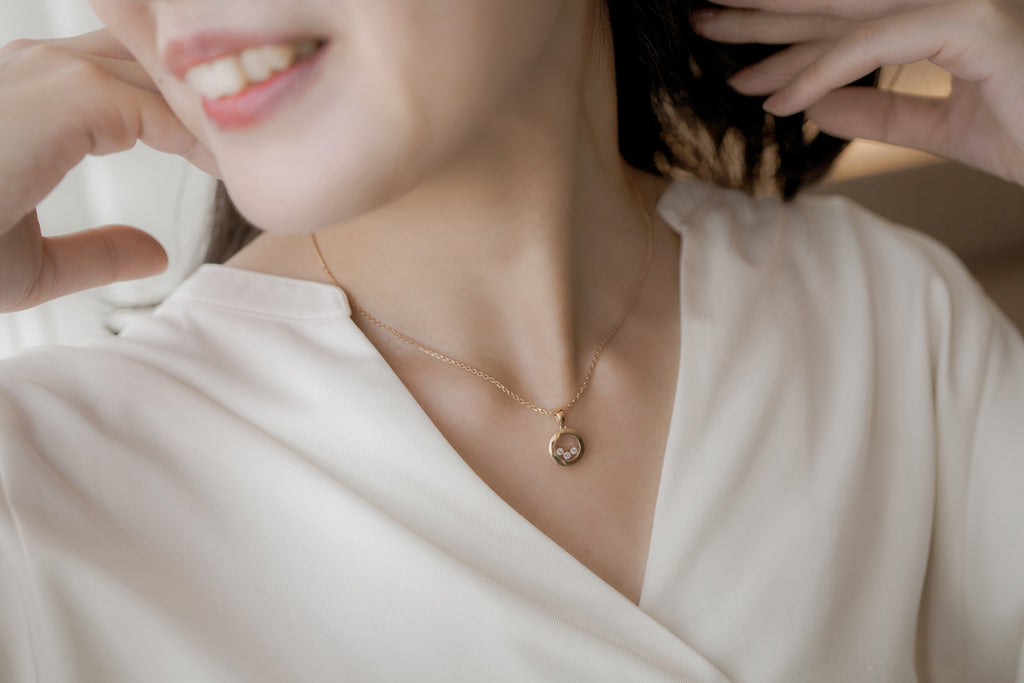 ショパール ハッピーダイヤモンド  アイコン ラウンドネックレス(バチカン有) S 79A018-5001